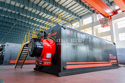 SZS gas fired steam boiler