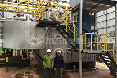 30 Tons Condensing Gas Boiler in Thailand